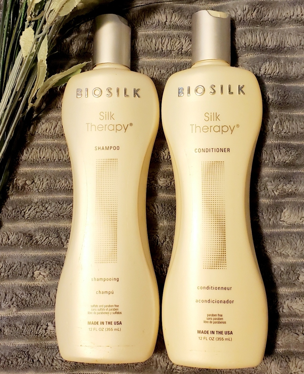 Nwt, Biosilk Silk Therapy Shampoo& Conditioner.